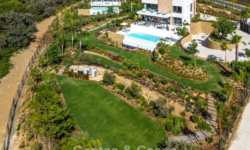 Villa de luxe moderniste avec vue sur la mer à vendre sur le Golden Mile de Marbella 788180