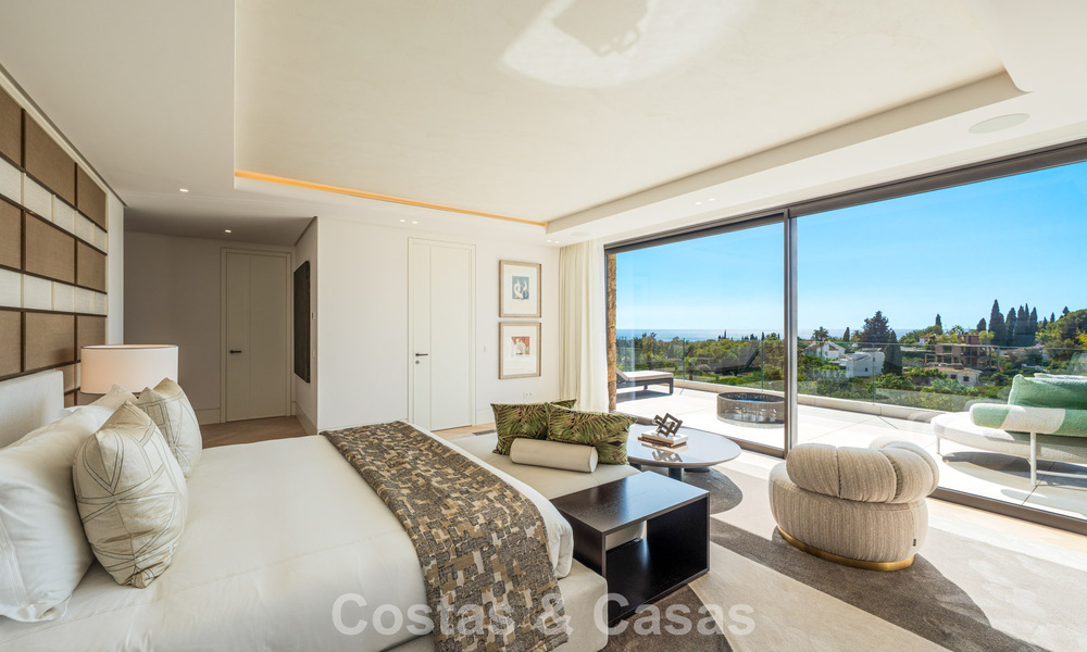 Villa de luxe moderniste avec vue sur la mer à vendre sur le Golden Mile de Marbella 788182
