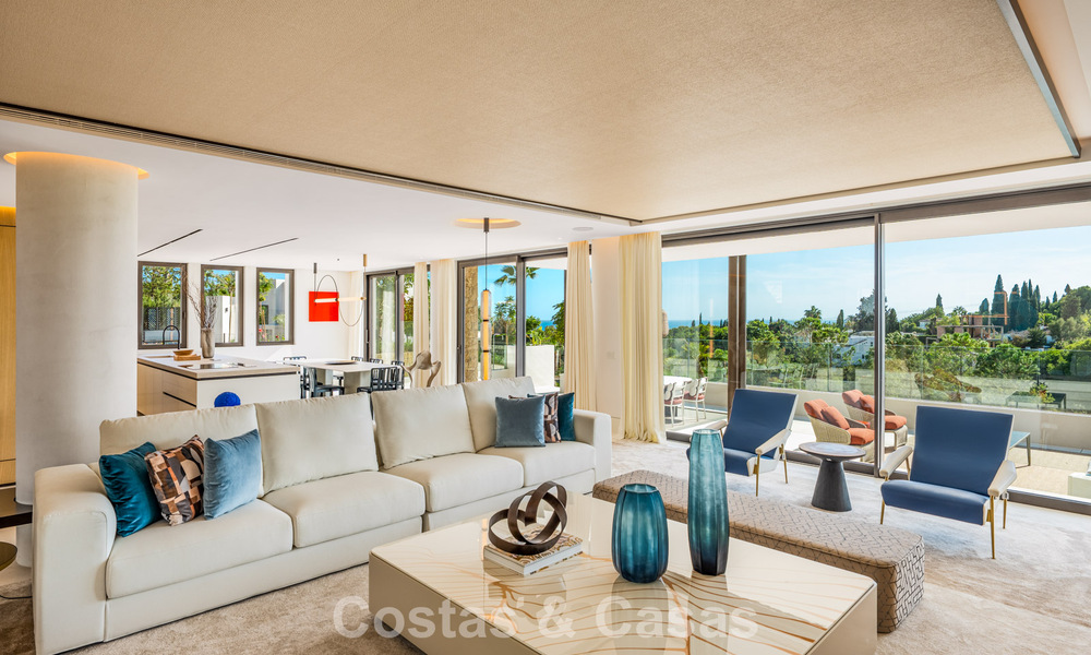 Villa de luxe moderniste avec vue sur la mer à vendre sur le Golden Mile de Marbella 788190