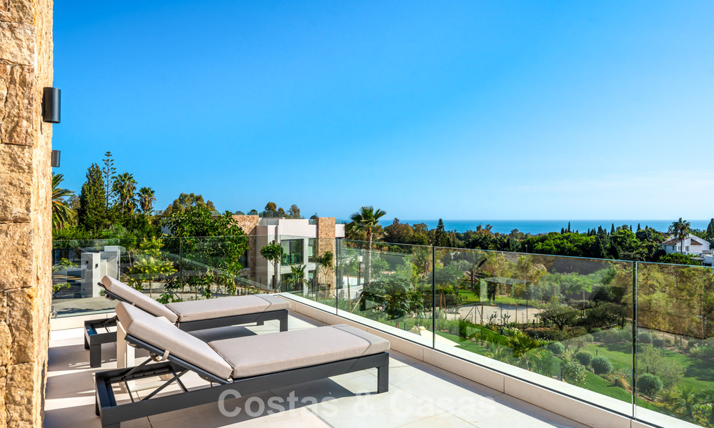 Villa de luxe moderniste avec vue sur la mer à vendre sur le Golden Mile de Marbella 788192