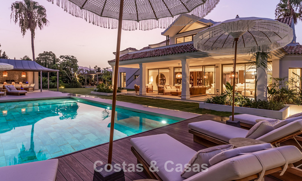 Magnifique villa de luxe à l'architecture andalouse intemporelle, à vendre sur le Nouveau Golden Mile, entre Marbella et Estepona 788372