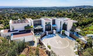 Villa de luxe haut de gamme avec vue panoramique sur la mer à vendre dans un complexe prestigieux, Benahavis - Marbella 788387 