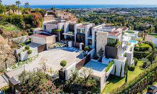 Villa de luxe haut de gamme avec vue panoramique sur la mer à vendre dans un complexe prestigieux, Benahavis - Marbella 788388 