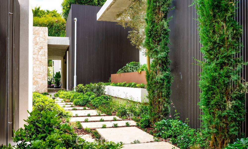 Villa de luxe haut de gamme avec vue panoramique sur la mer à vendre dans un complexe prestigieux, Benahavis - Marbella 788395