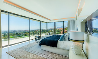 Villa de luxe haut de gamme avec vue panoramique sur la mer à vendre dans un complexe prestigieux, Benahavis - Marbella 788397 