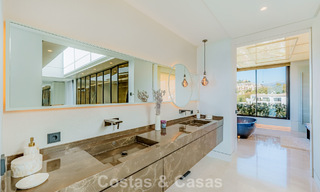 Villa de luxe haut de gamme avec vue panoramique sur la mer à vendre dans un complexe prestigieux, Benahavis - Marbella 788398 