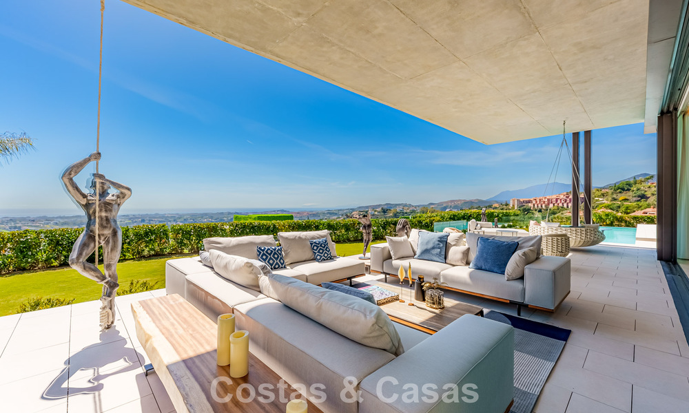 Villa de luxe haut de gamme avec vue panoramique sur la mer à vendre dans un complexe prestigieux, Benahavis - Marbella 788407