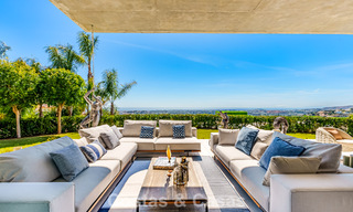 Villa de luxe haut de gamme avec vue panoramique sur la mer à vendre dans un complexe prestigieux, Benahavis - Marbella 788408 