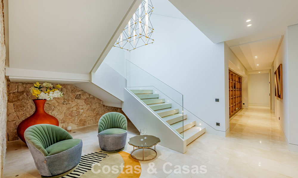 Villa de luxe haut de gamme avec vue panoramique sur la mer à vendre dans un complexe prestigieux, Benahavis - Marbella 788418