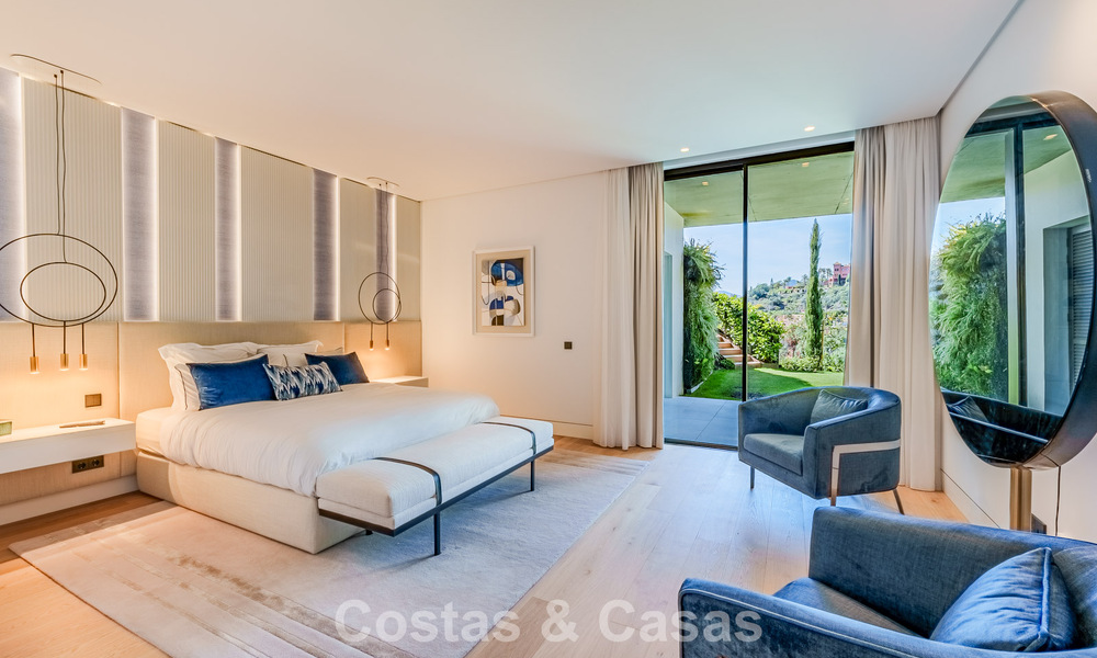 Villa de luxe haut de gamme avec vue panoramique sur la mer à vendre dans un complexe prestigieux, Benahavis - Marbella 788421