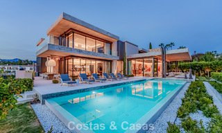 Villa de luxe haut de gamme avec vue panoramique sur la mer à vendre dans un complexe prestigieux, Benahavis - Marbella 788435 
