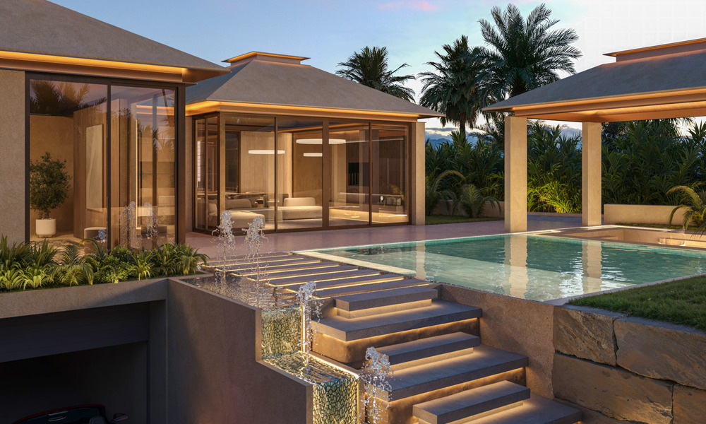 Villa de plain-pied, élégante et neuve, à vendre dans un quartier golfique prisé de Nueva Andalucia, Marbella 788690