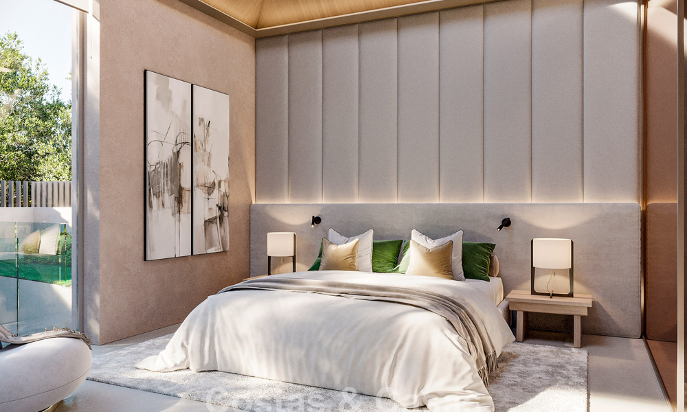 Villa de plain-pied, élégante et neuve, à vendre dans un quartier golfique prisé de Nueva Andalucia, Marbella 788695