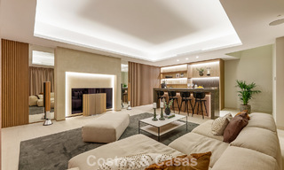 Maison avec vue panoramique sur la mer à vendre dans un complexe résidentiel sécurisé à Nueva Andalucia, Marbella 788597 