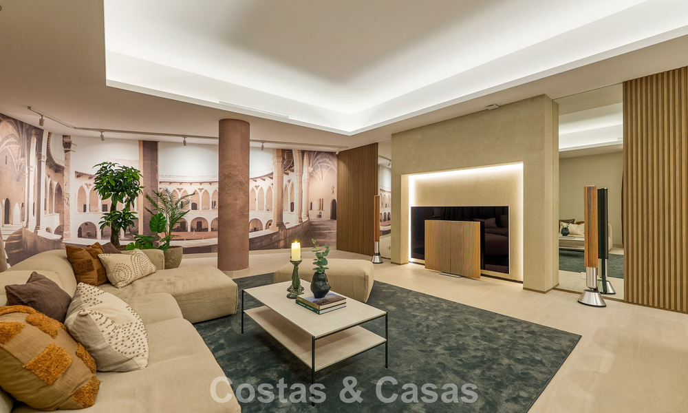 Maison avec vue panoramique sur la mer à vendre dans un complexe résidentiel sécurisé à Nueva Andalucia, Marbella 788598