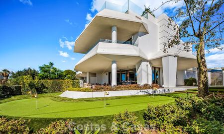 Maison avec vue panoramique sur la mer à vendre dans un complexe résidentiel sécurisé à Nueva Andalucia, Marbella 788645