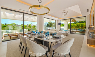 Villa de luxe contemporaine, prête à emménager, à vendre à quelques pas de la plage et du centre-ville de San Pedro - Marbella 788836 