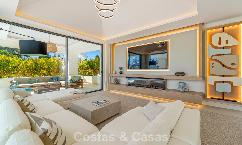 Villa de luxe contemporaine, prête à emménager, à vendre à quelques pas de la plage et du centre-ville de San Pedro - Marbella 788838