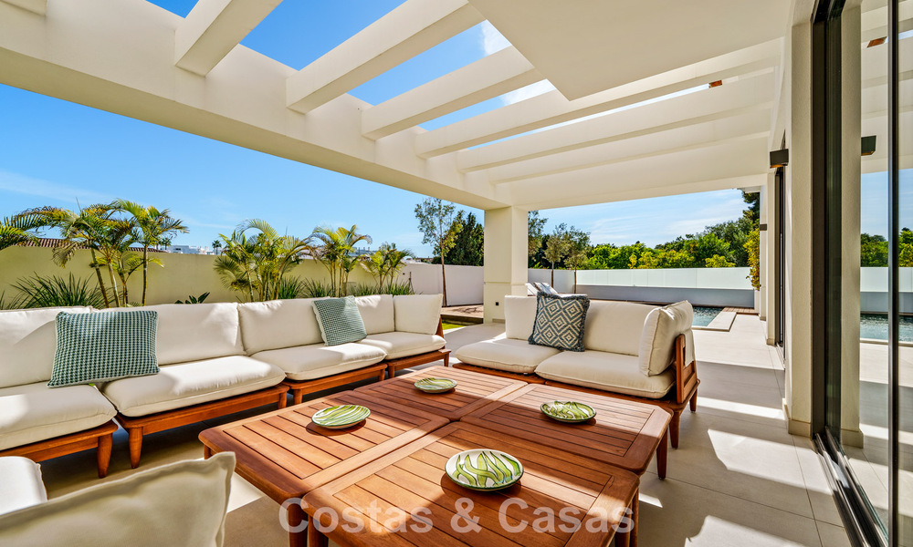 Villa de luxe contemporaine, prête à emménager, à vendre à quelques pas de la plage et du centre-ville de San Pedro - Marbella 788842