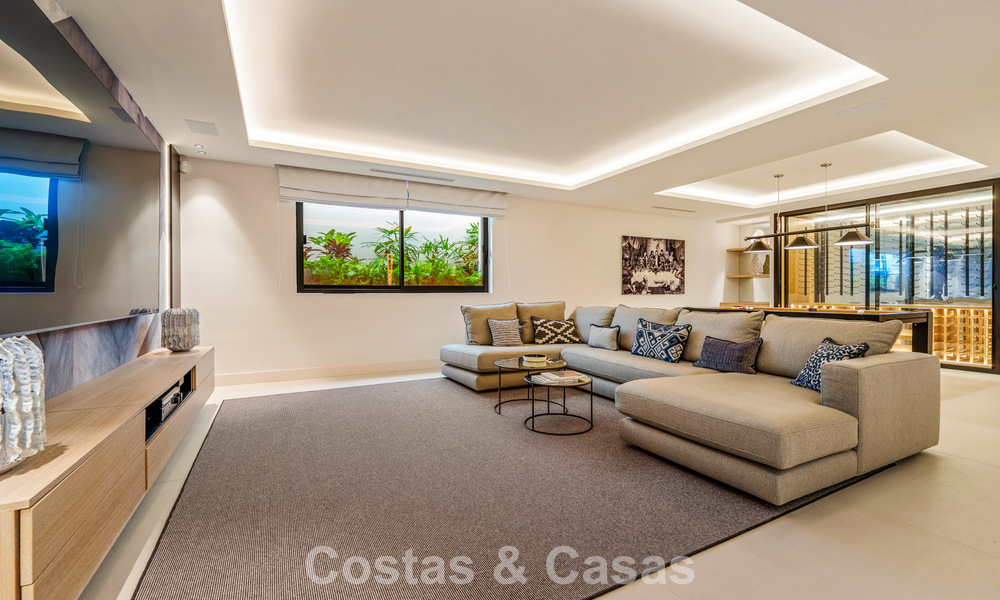 Villa de luxe contemporaine, prête à emménager, à vendre à quelques pas de la plage et du centre-ville de San Pedro - Marbella 788847