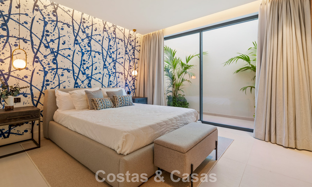 Villa de luxe contemporaine, prête à emménager, à vendre à quelques pas de la plage et du centre-ville de San Pedro - Marbella 788852