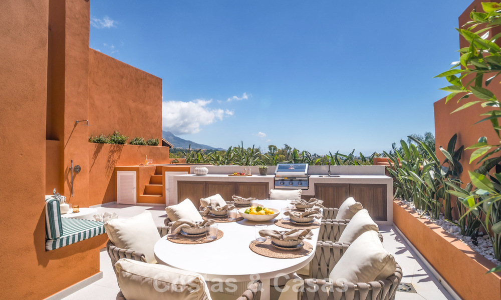 Penthouse duplex de style andalou avec intérieur contemporain à vendre à Nueva Andalucia, Marbella 789822