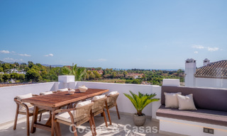 Penthouse duplex moderne et rénové avec vue sur la mer à vendre à proximité de Puerto Banús, Marbella 789170 