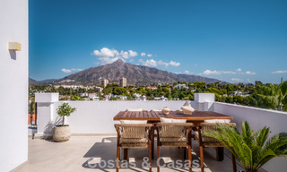 Penthouse duplex moderne et rénové avec vue sur la mer à vendre à proximité de Puerto Banús, Marbella 789174 