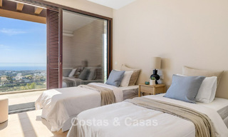 Villa de luxe prêt à emménager, architecture moderne et vue panoramique sur la mer, à vendre à Marbella - Benahavis 788939 