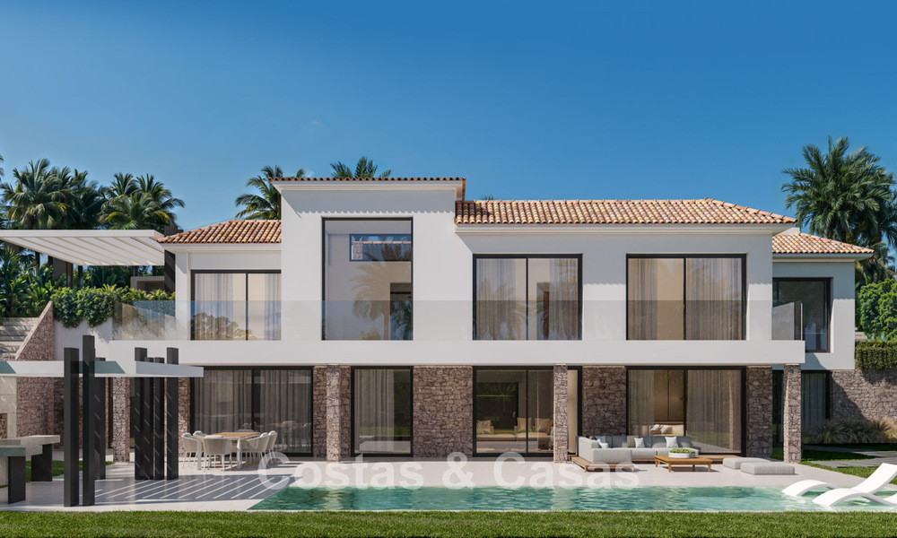 Luxueuse villa méditerranéenne moderne, entièrement rénovée, à vendre au cœur de Nueva Andalucia, Marbella 789051