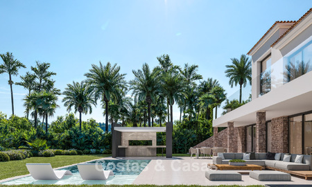 Luxueuse villa méditerranéenne moderne, entièrement rénovée, à vendre au cœur de Nueva Andalucia, Marbella 789052