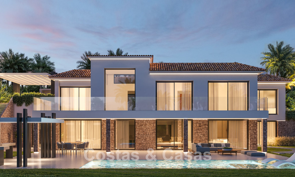 Luxueuse villa méditerranéenne moderne, entièrement rénovée, à vendre au cœur de Nueva Andalucia, Marbella 789055