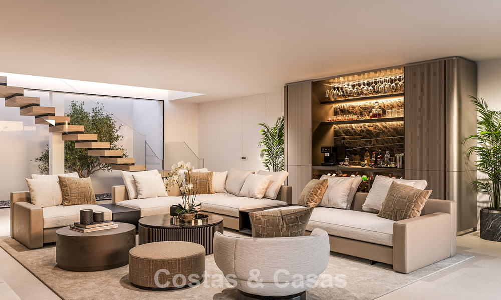 Luxueuse villa méditerranéenne moderne, entièrement rénovée, à vendre au cœur de Nueva Andalucia, Marbella 789059