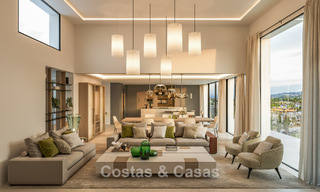 Luxueuse villa méditerranéenne moderne, entièrement rénovée, à vendre au cœur de Nueva Andalucia, Marbella 789065 