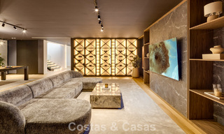 Magnifique villa d'architecte avec vue mer spectaculaire à vendre à Elviria, à l'est du centre de Marbella 789084 