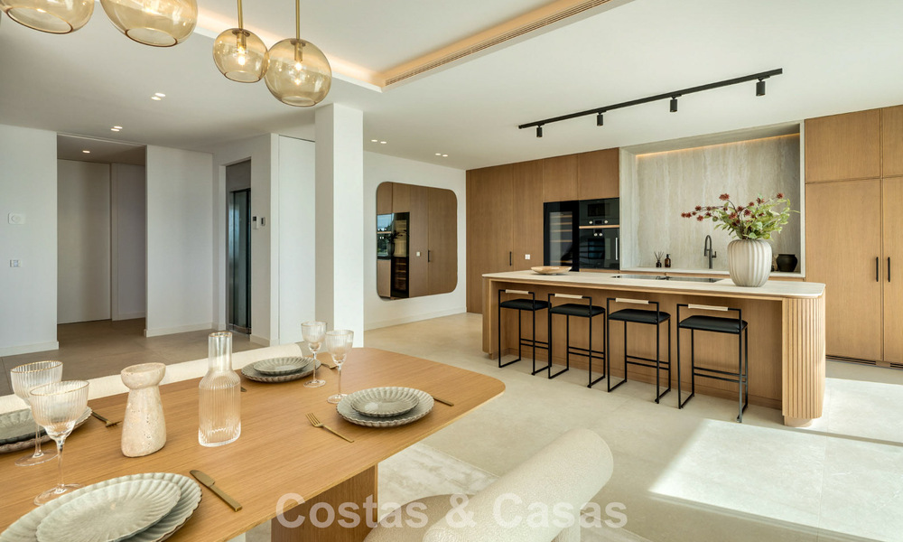 Magnifique villa d'architecte avec vue mer spectaculaire à vendre à Elviria, à l'est du centre de Marbella 789102