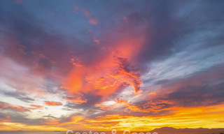 Magnifique villa d'architecte avec vue mer spectaculaire à vendre à Elviria, à l'est du centre de Marbella 789106 