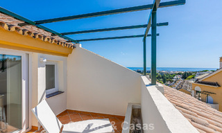 Penthouse avec vue sur la mer à vendre à distance de marche des commodités et de Puerto Banus à Nueva Andalucia, Marbella 789306 