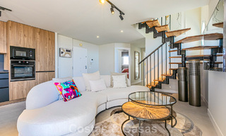 Penthouse avec vue sur la mer à vendre à distance de marche des commodités et de Puerto Banus à Nueva Andalucia, Marbella 789311 