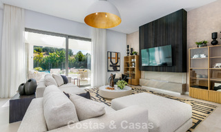 Villa de luxe prête à emménager, au design minimaliste, à vendre sur la New Golden Mile entre Marbella et Estepona 789678 