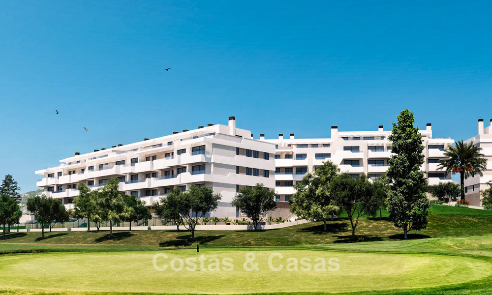 Appartements contemporains neufs à vendre en bordure du parcours de golf à Mijas, Costa del Sol 789300