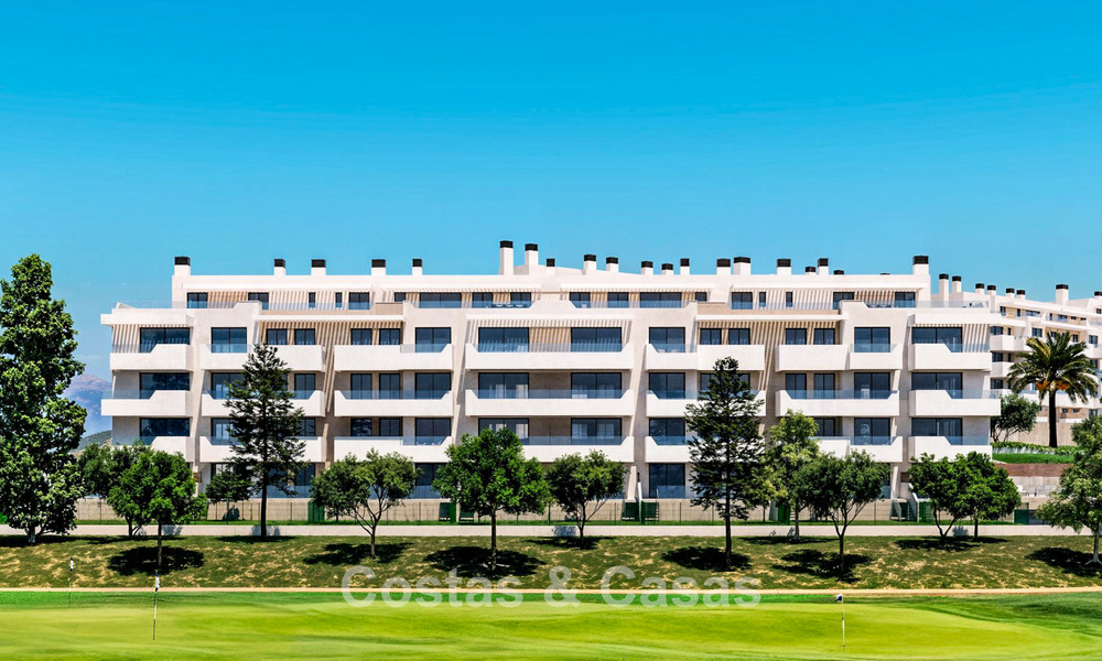Appartements contemporains neufs à vendre en bordure du parcours de golf à Mijas, Costa del Sol 789304