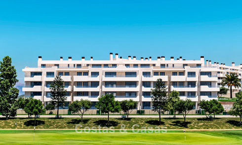 Appartements contemporains neufs à vendre en bordure du parcours de golf à Mijas, Costa del Sol 789304