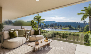 Appartements contemporains neufs à vendre en bordure du parcours de golf à Mijas, Costa del Sol 791143 