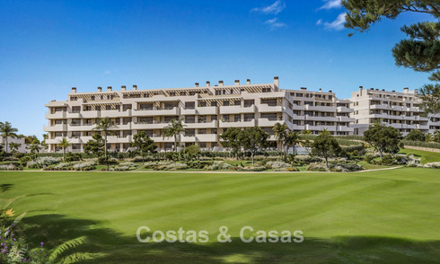 Appartements contemporains neufs à vendre en bordure du parcours de golf à Mijas, Costa del Sol 791144