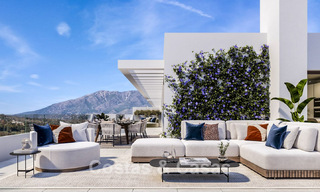 Appartements contemporains neufs à vendre en bordure du parcours de golf à Mijas, Costa del Sol 791149 