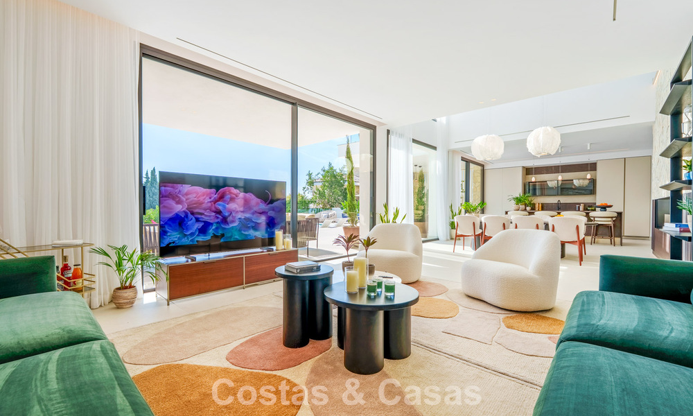 Villa de luxe contemporaine exclusive à vendre dans une communauté sécurisée à La Quinta, Benahavís - Marbella 789424