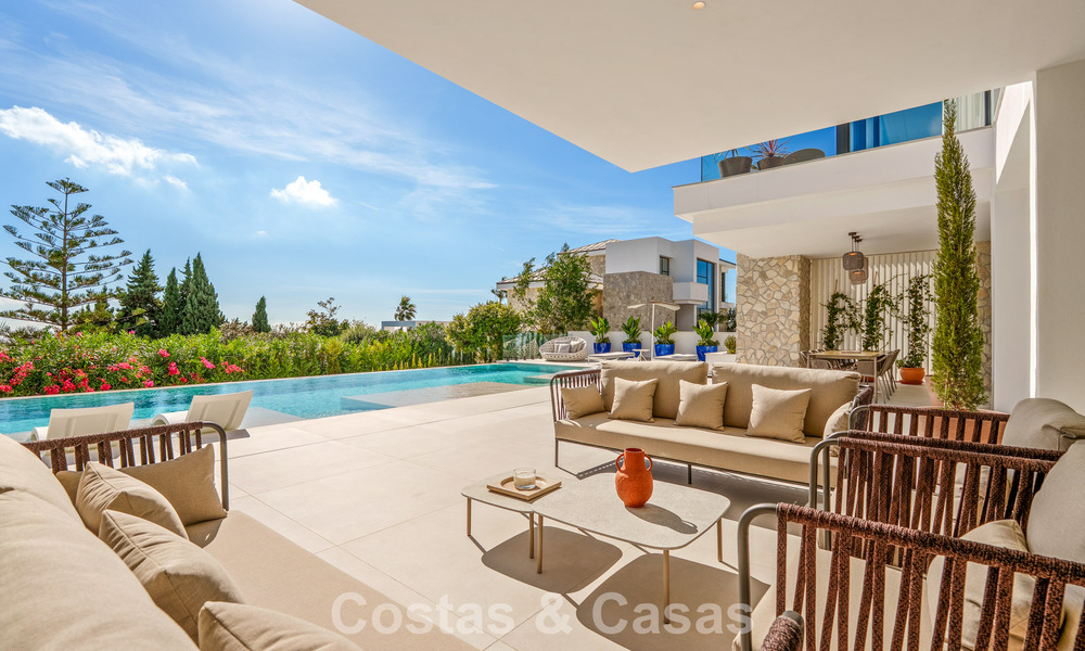 Villa de luxe contemporaine exclusive à vendre dans une communauté sécurisée à La Quinta, Benahavís - Marbella 789445