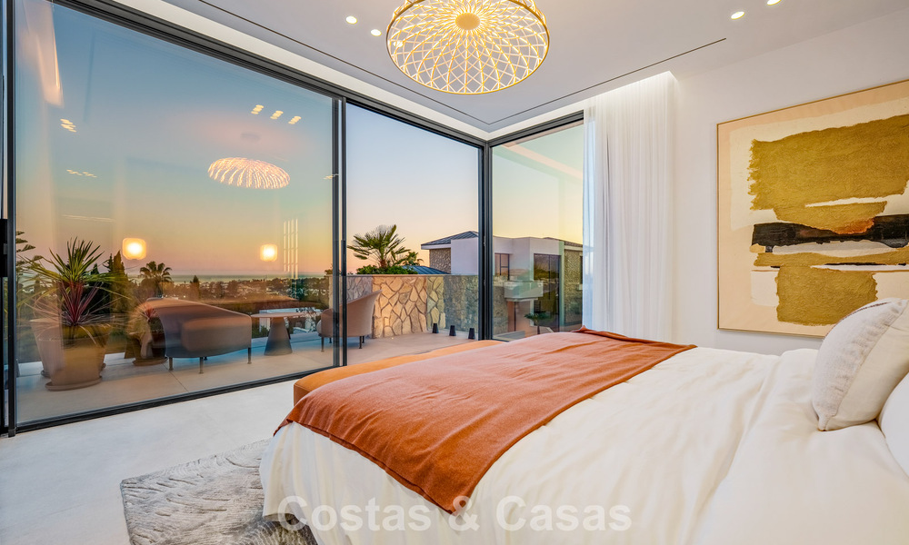 Villa de luxe contemporaine exclusive à vendre dans une communauté sécurisée à La Quinta, Benahavís - Marbella 789454