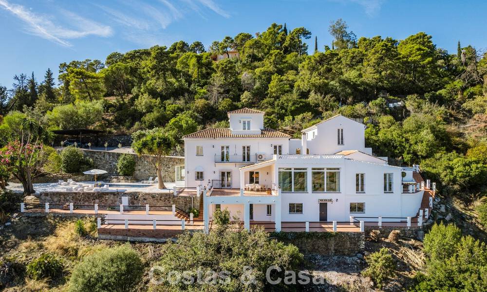 Villa andalouse de luxe élégante au charme intemporel à vendre à El Madroñal, Marbella - Benahavís 789532